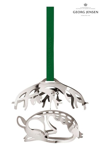 Georg Jensen Silver Christmas Mobile Deer Palladium Plated (K81856) | £49