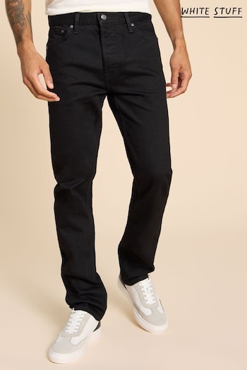 White Stuff Dark Black Eastwood Straight Jeans (K81885) | £55