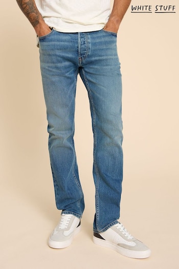 White Stuff Blue/White Eastwood Straight Jeans (K81886) | £55