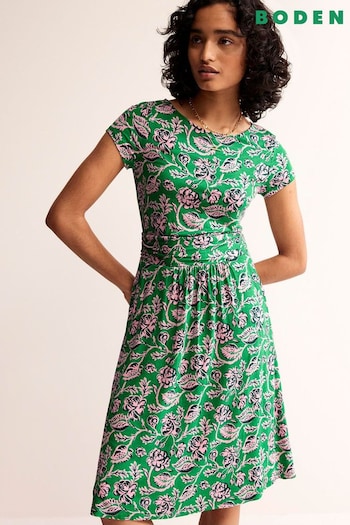 Boden Green Amelie Jersey Dress (K81912) | £55