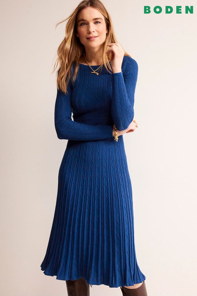 Boden talise shop knitted dress