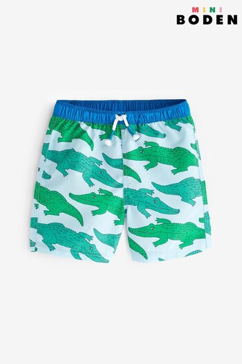 Boden Green Crocodile Swim Shorts (K81930) | £19 - £21