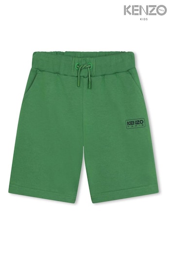 KENZO KIDS Green Logo Jersey Shorts (K81953) | £62.50 - £72.50