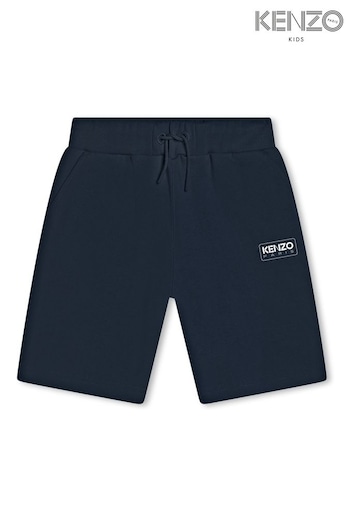 KENZO KIDS Blue Logo Jersey Shorts (K81987) | £0.50 - £67.50