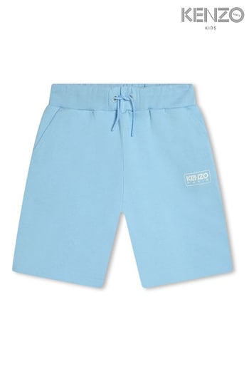 KENZO KIDS Blue Logo Jersey Shorts (K82002) | £62.50 - £72.50
