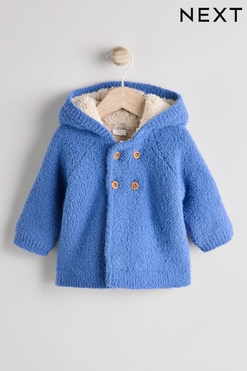 Blue Baby Hooded Cardigan (0mths-2yrs) (K82051) | £20 - £22