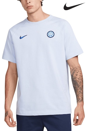 Nike White Inter Milan Travel T-Shirt (K82350) | £50