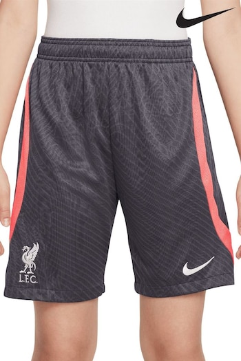 Nike Grey Liverpool Strike Shorts Kids (K82364) | £33