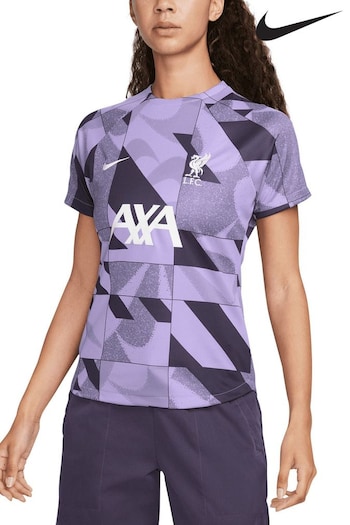 Nike Purple Liverpool Academy Pro Pre Match Top (K82380) | £60