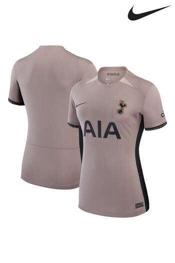 Nike Brown Tottenham Hotspur Third Stadium Shirt 2023-24 Womens (K82383) | £80