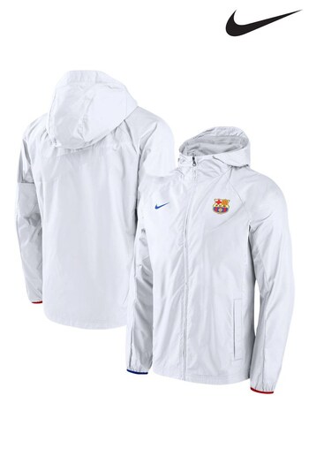 Nike White Barcelona Lightweight Jacket (K82389) | £90