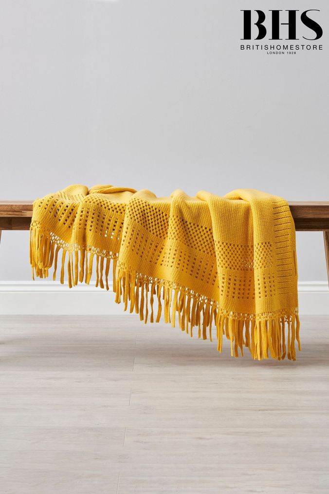 Next yellow throw on sale