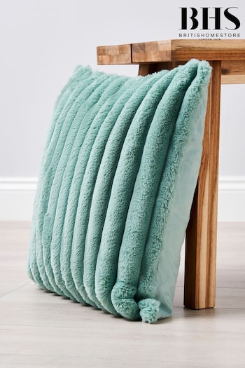 BHS Silt Green Jumbo Cord Cushion (K82636) | £20