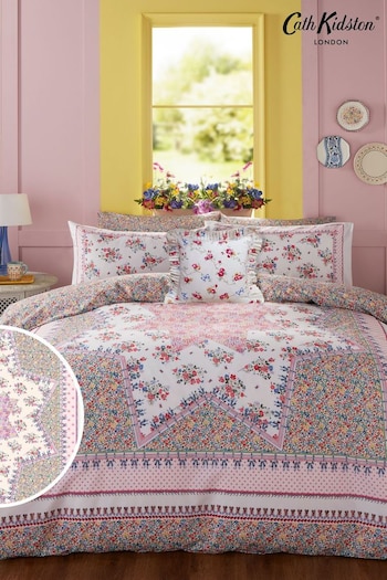 Cath Kidston Pink Patchwork Duvet Cover and Pillowcase Set (K82721) | £50 - £85