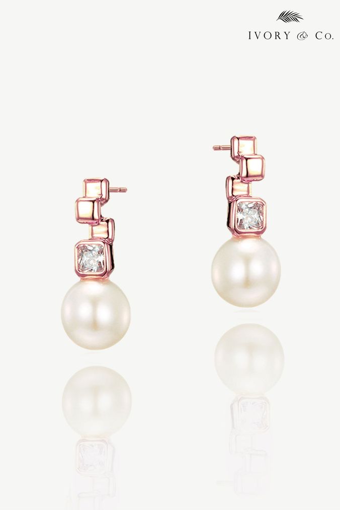 Buy Earrings Rose Gold plated Gifts Online Next UK