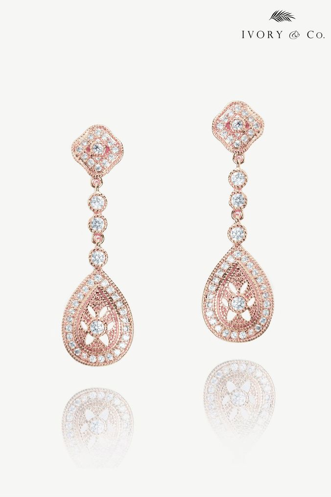 Buy Earrings Rose Gold plated Gifts Online Next UK