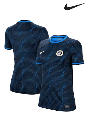 Nike Blue Chelsea Away Stadium Shirt Polos (K82829) | £80