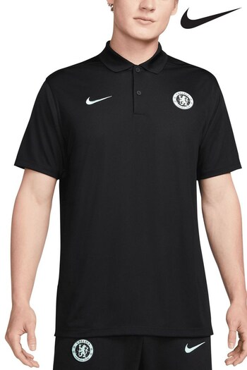 Nike Black Chrome Chelsea Victory Polo Shirt (K82850) | £40