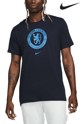 Nike Blue Chelsea Crest T-Shirt (K82853) | £28