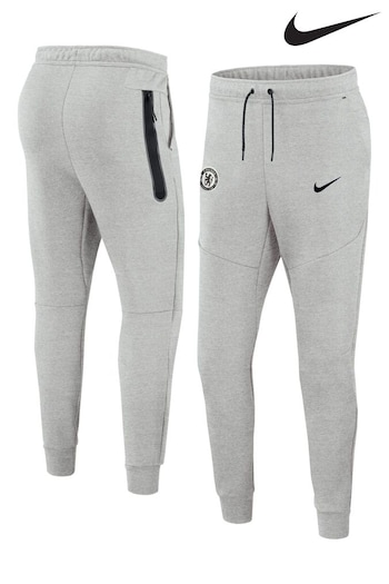 Nike Grey Chelsea Tech Fleece Joggers (K82860) | £120