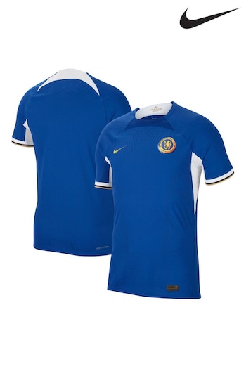 Nike Blue Chelsea Cotton Vapor Match Shirt 2023-24 (K82882) | £125