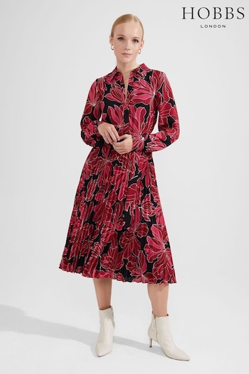 Hobbs Pink Laurenza Dress (K82885) | £169