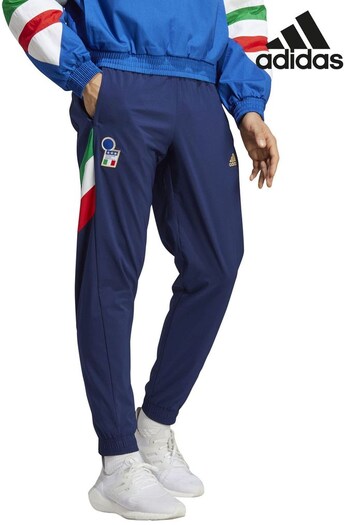 adidas chat Blue Italy Icon Woven Joggers (K82915) | £70