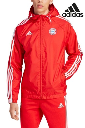 adidas Red FC Bayern DNA Windbreaker (K82957) | £70