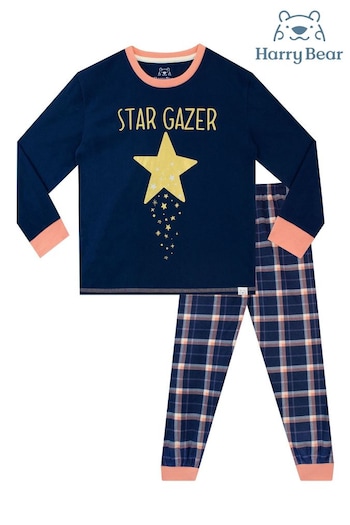 Harry Bear Blue Night Time Star Gazer Pyjamas (K82983) | £19