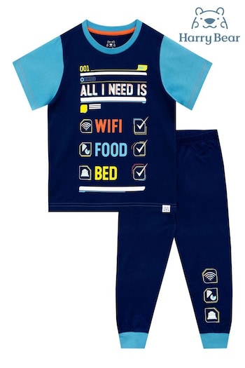 Harry Bear Blue WiFi Pyjamas (K82995) | £18