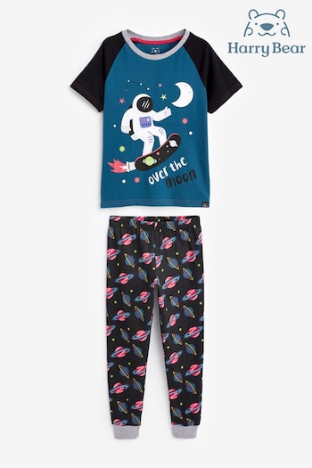 Harry Bear Black Over The Moon Pyjamas (K83023) | £19