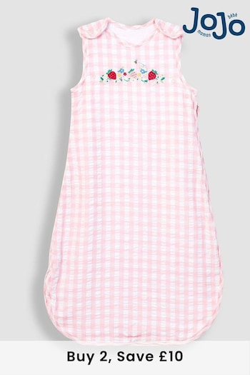 JoJo Maman Bébé Pink 1 Tog White Sleeping Bag (K83038) | £28
