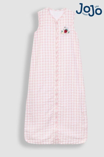 JoJo Maman Bébé Pink Strawberry 1 Tog Toddler Sleeping Bag (K83056) | £30