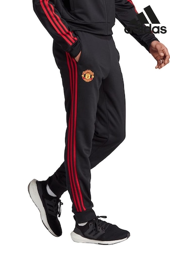 adidas Black Manchester United DNA Sweat Joggers (K83360) | £55
