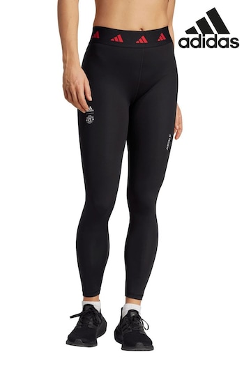 adidas Black Manchester United DNA Tights Womens (K83385) | £45