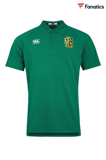Fanatics Green British and Irish Lions Cotton Pique Training Polo Shirt (K83391) | £40