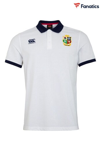 Fanatics British & Irish Lions Home Nations Polo White Shirt (K83399) | £30