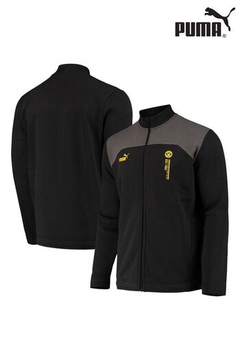 Puma Black Borussia Dortmund Football Culture Track Jacket (K83804) | £75