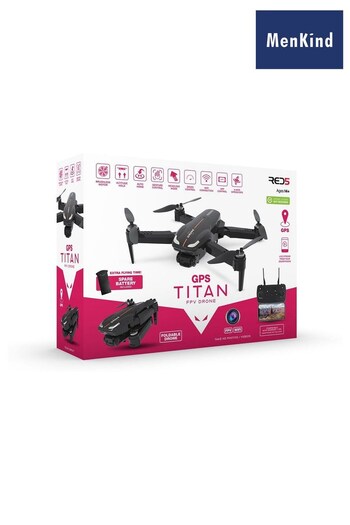 MenKind Black RED5 Remote Control Titan Drone with Spare Battery (K83878) | £175