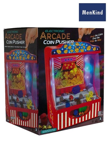 MenKind Red Electronic Arcade Coin Pusher Game (K83891) | £45