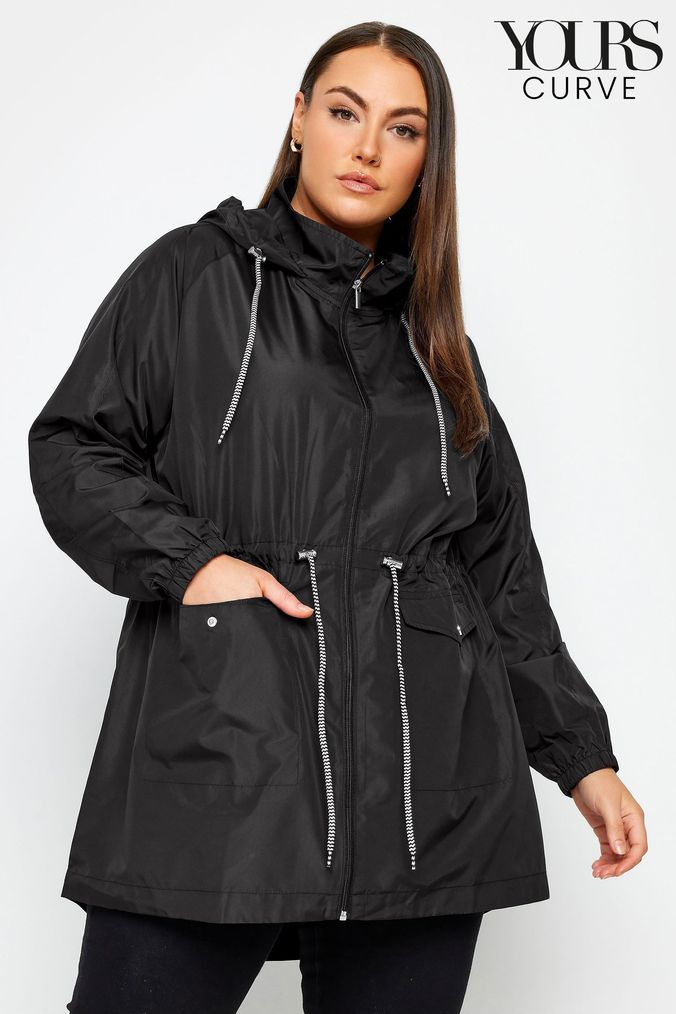 Women s Black Raincoat Jackets Next Official Site