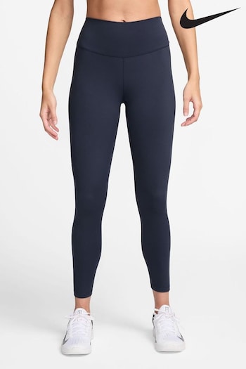 Nike Navy One High-Waisted 7/8 Leggings (K84348) | £45