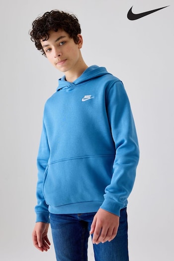 Nike Aegean Blue Club Fleece Overhead Hoodie (K84349) | £38