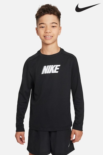 Nike Black Dri-FIT Multi Long Sleeve Top (K84379) | £20