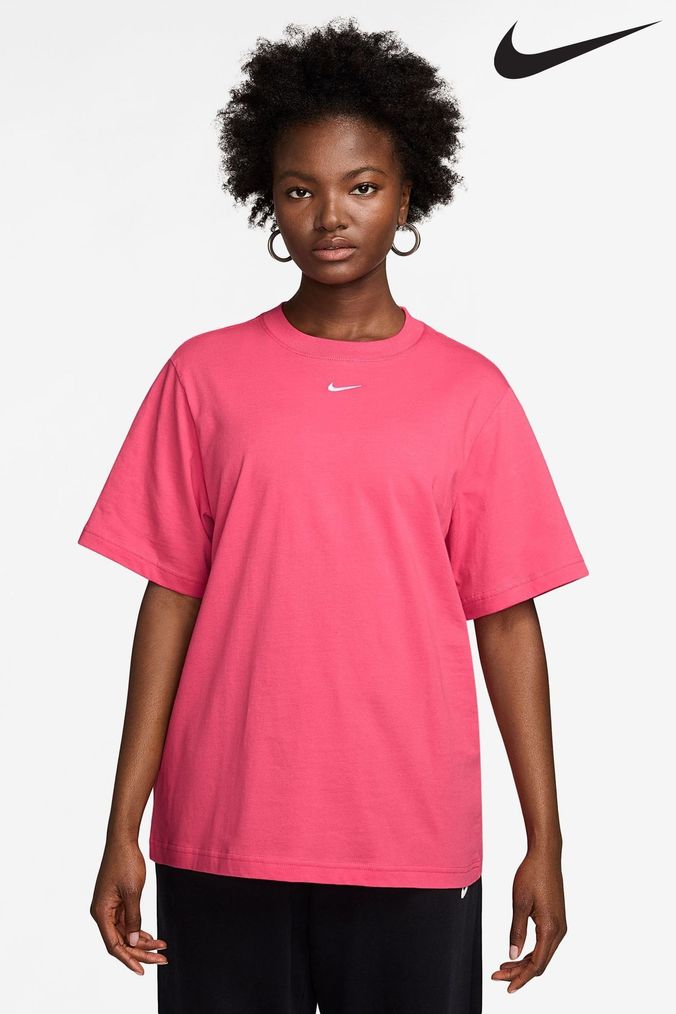 Bright pink nike top new arrivals
