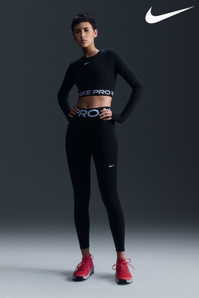 Nike training power leggings in mint tulle mesh sales