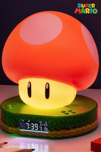 Super Mario Super Mushroom Digital Alarm Clock (K84559) | £25