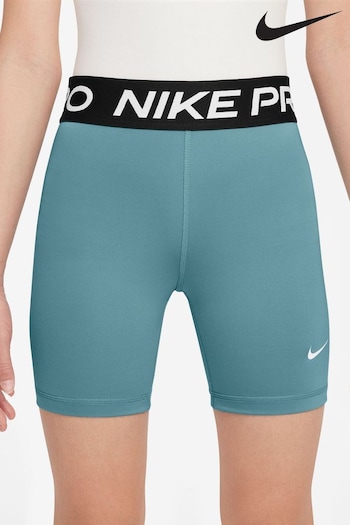 Nike Turquoise Pro Dri-FIT 5 inch Shorts (K84663) | £20