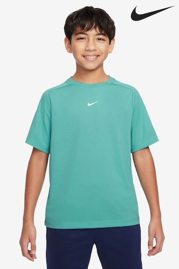 nike trending Green Frost Dri-FIT Multi + Training T-Shirt (K84699) | £17