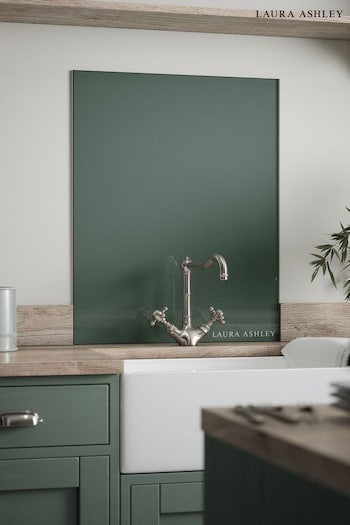 Laura Ashley Fern Glass Kitchen Splashback 60x75cm (K84764) | £169